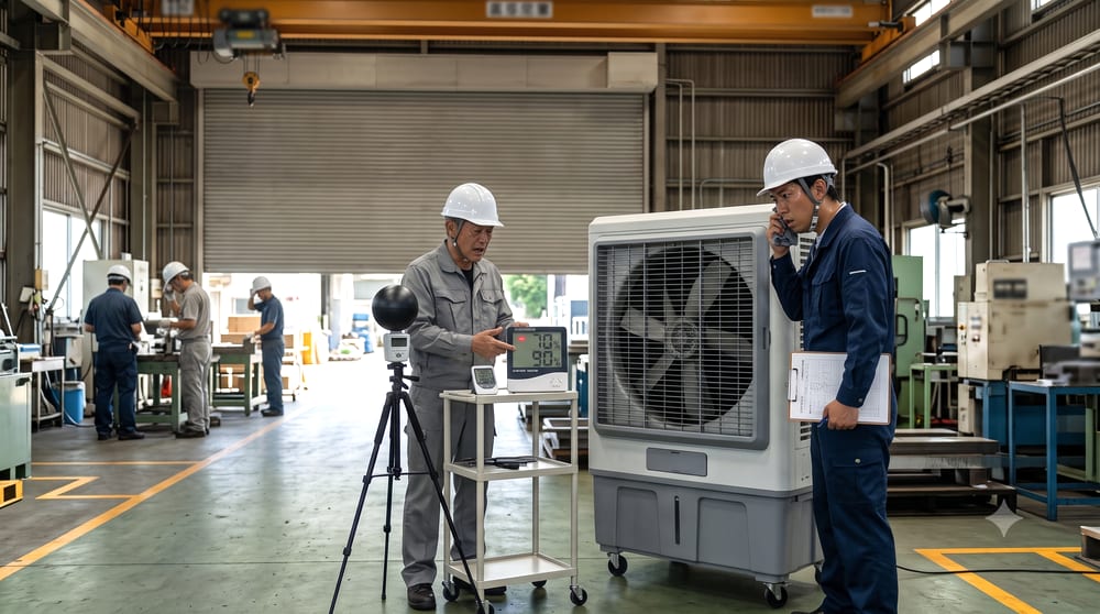 気化式冷風機・除湿機・スポットクーラーの役割比較イメージ