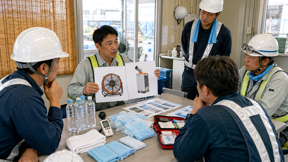 熱中症対策は空調服以外に何が必要？4層で解説