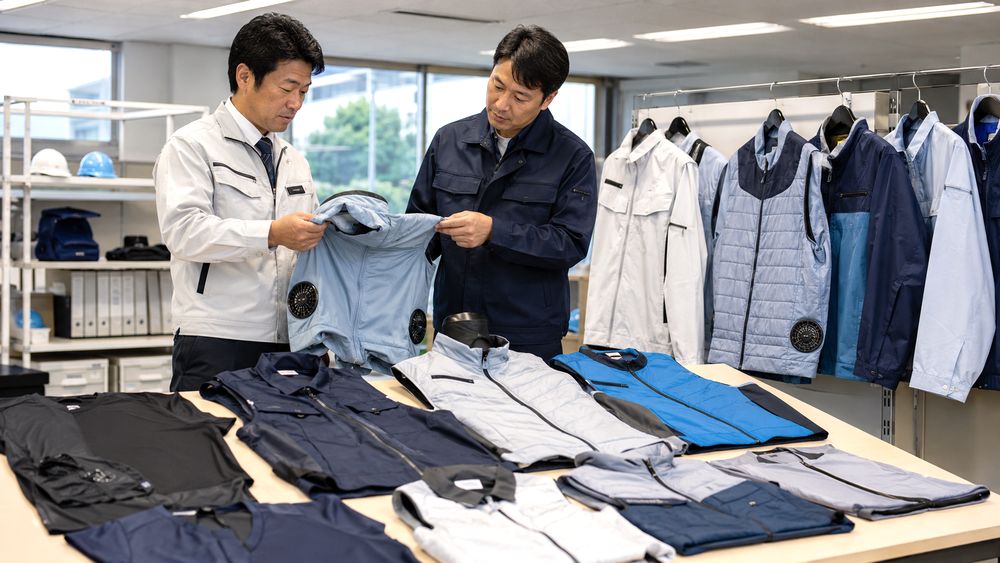 冷却インナー・冷却ベスト・空調服で汗・蒸れ・体温上昇を抑える作業着のイメージ