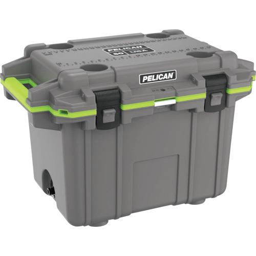 PELICAN 50QT エリートクーラー グレー×グリーン 50Q-1|大容量・高保冷