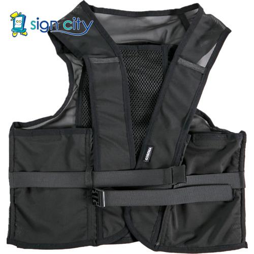TRUSCO 保冷剤用クールベスト TCV-BK