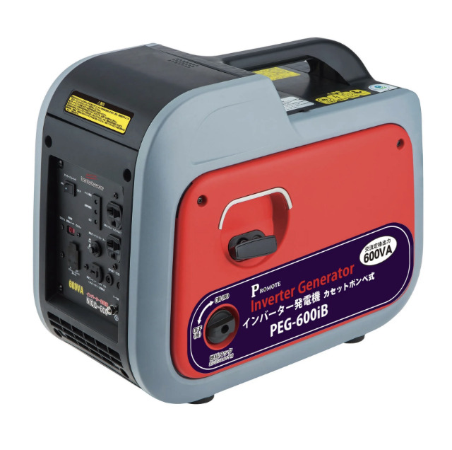 カセットボンベ式発電機 PEG-600iB