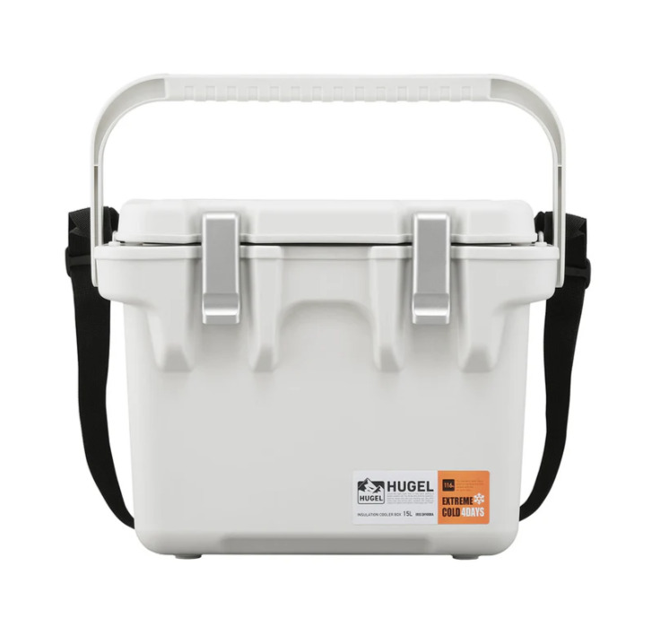 HUGEL 真空断熱クーラーボックス 15L アッシュホワイト