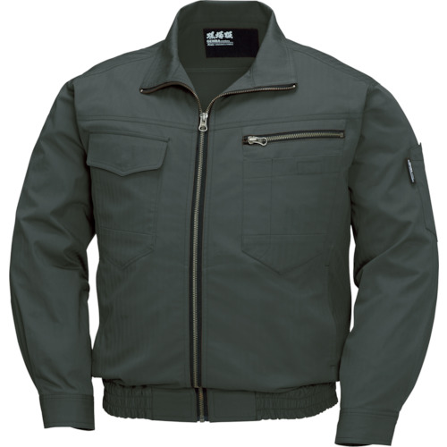 XEBEC 綿薄手ヘリンボン空調服（5Lサイズ／アーミーグリーン）の商品画像